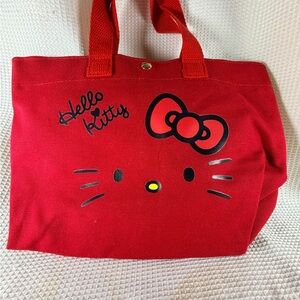 Hello Kitty Vibrant Red Tote Bag